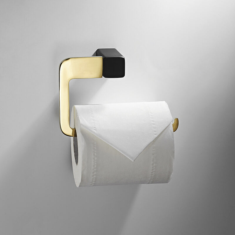 ブラックアクセントトイレットペーパーホルダー