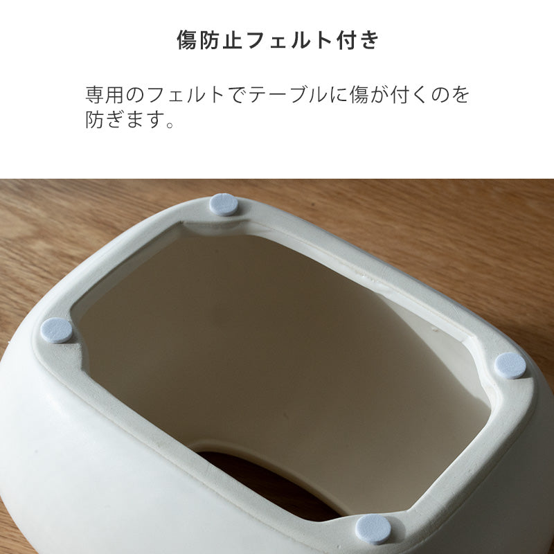 チャビーセラミックティッシュケース