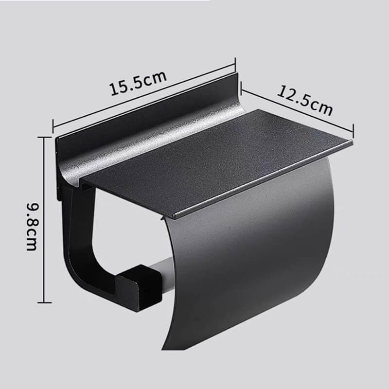 スマホスタンド付きトイレットペーパーホルダー