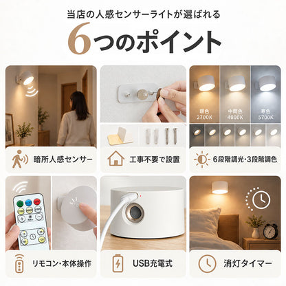人感センサー付きウォールライト