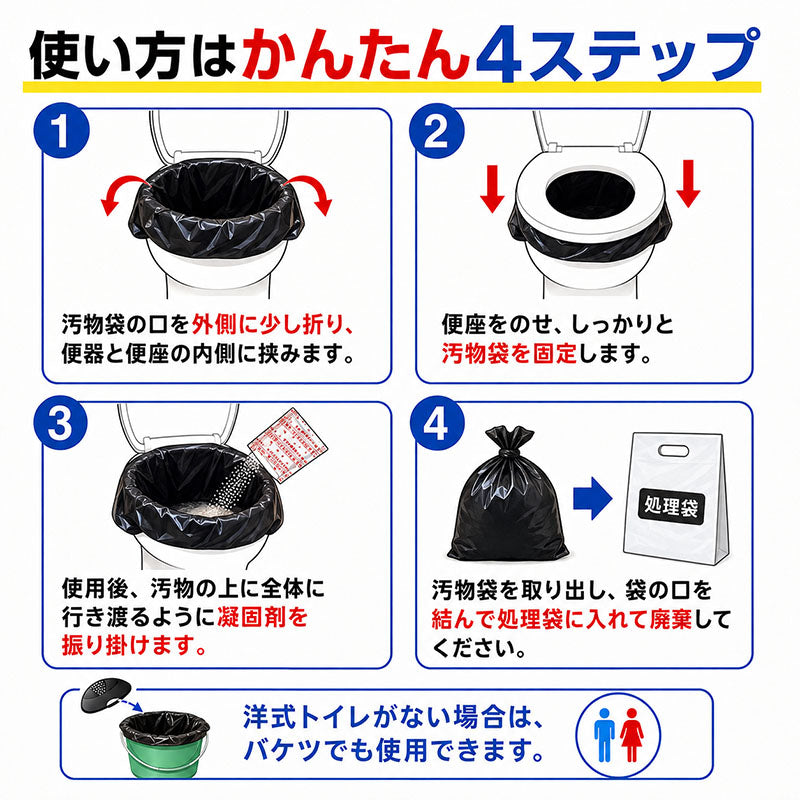 防災トイレ10回分