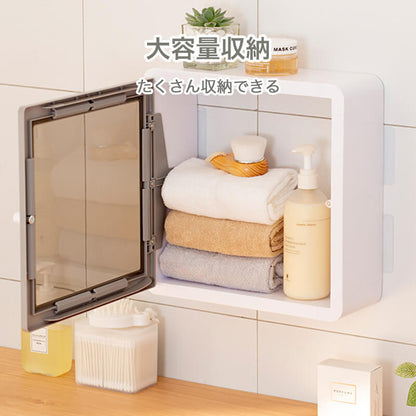 扉付き収納ラック